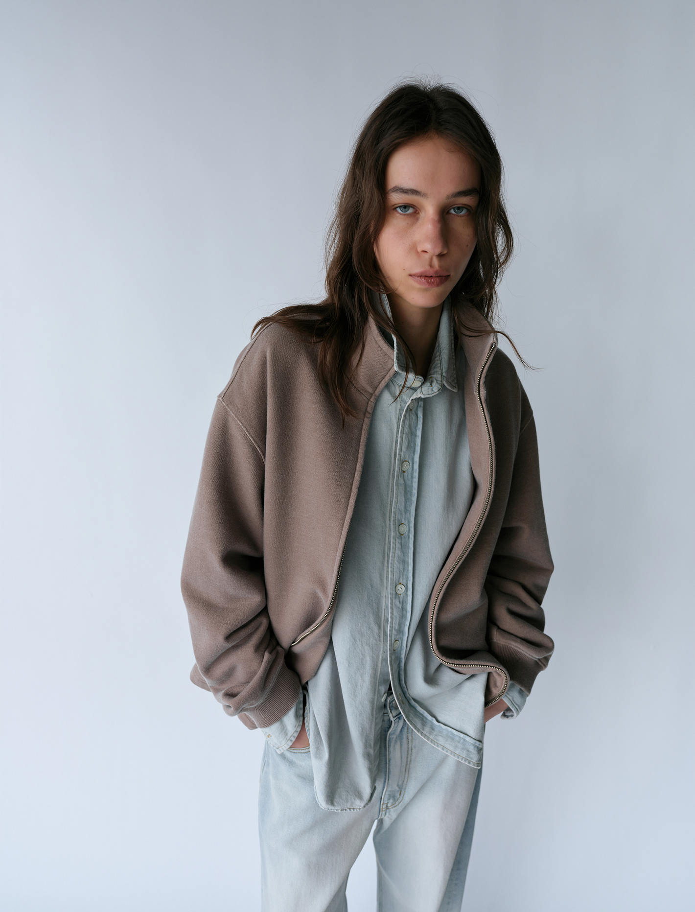 distressed blazer